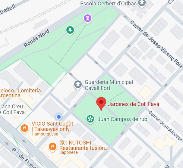 Imatge pels mitjans: Taules Pic-nic i ping pong Parc el Mirador Coll Fava