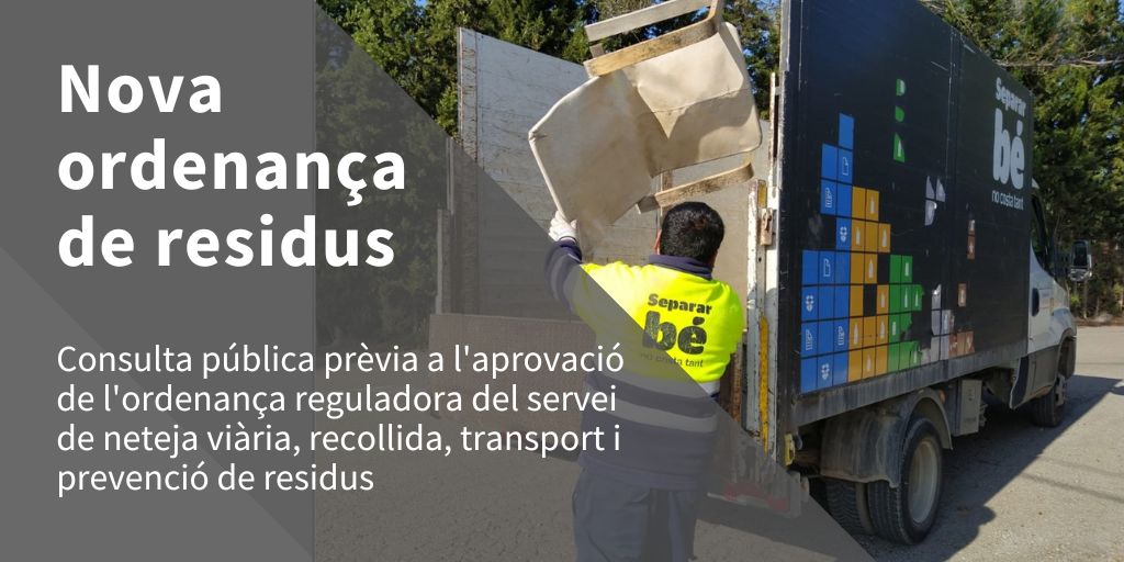 Imatge pels mitjans: Nova ordenança de residus
