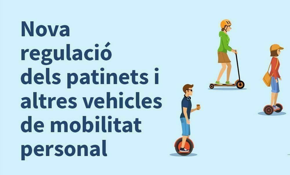 Imatge pels mitjans: Nova regulació dels patinets i altres vehicles de mobilitat personal
