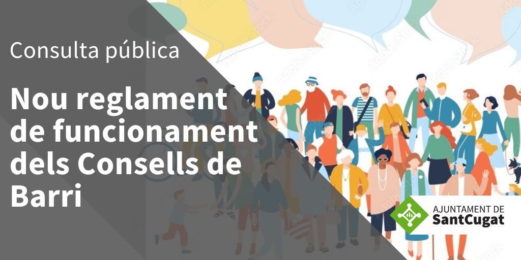 Imatge pels mitjans: Modificació del Reglament de funcionament dels Consells de Barri
