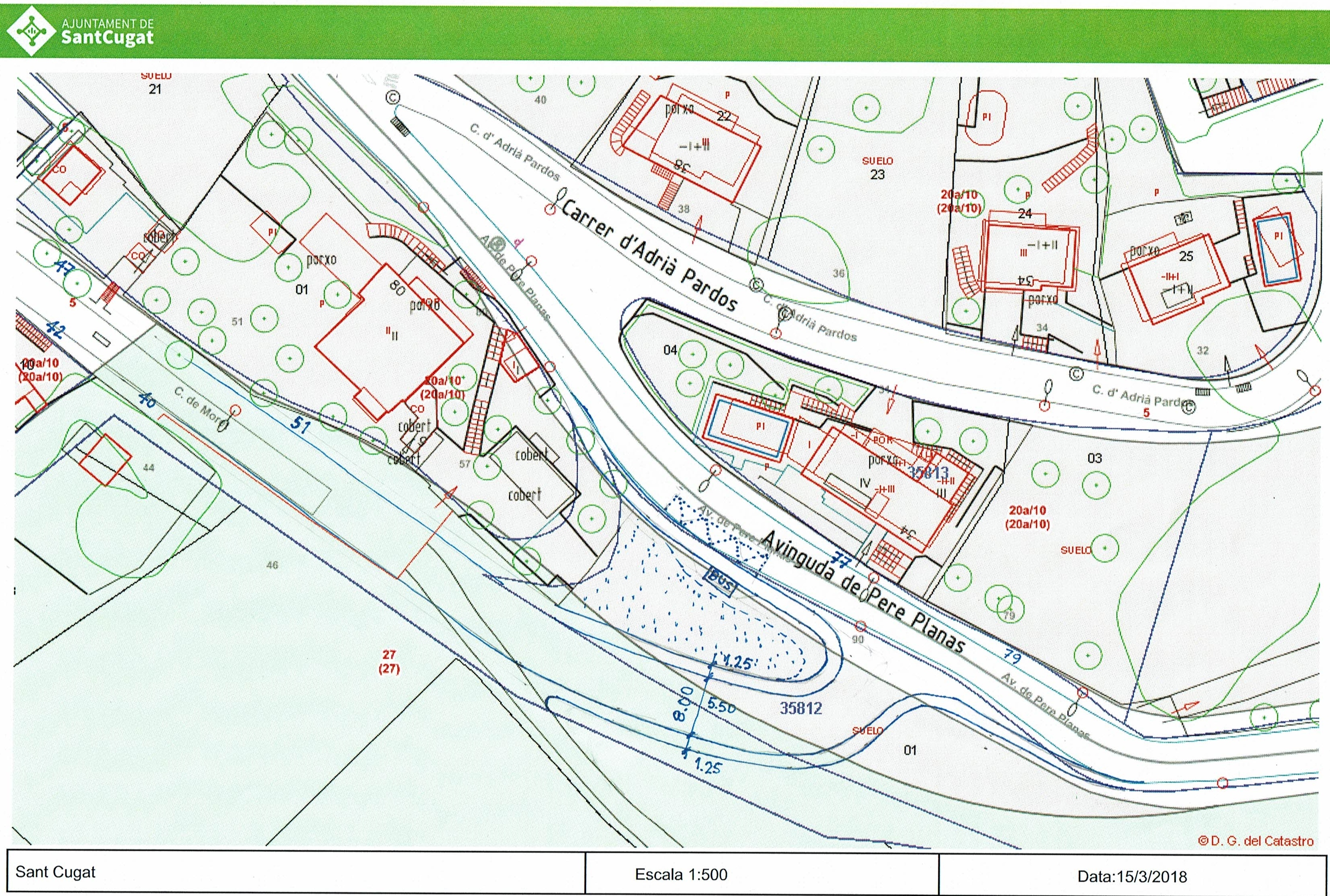 Imatge pels mitjans: Connexió C/ Moret i Av Pere Planas