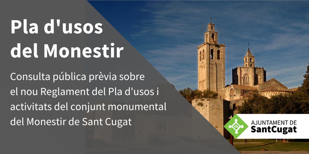 Imatge pels mitjans: Pla d&#39;usos del Monestir